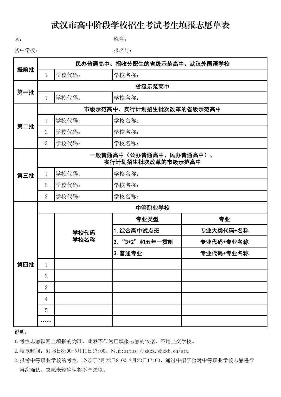 2025年武汉中考志愿填报指南发布