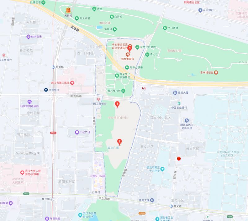 辛亥革命博物院在哪里？附位置图