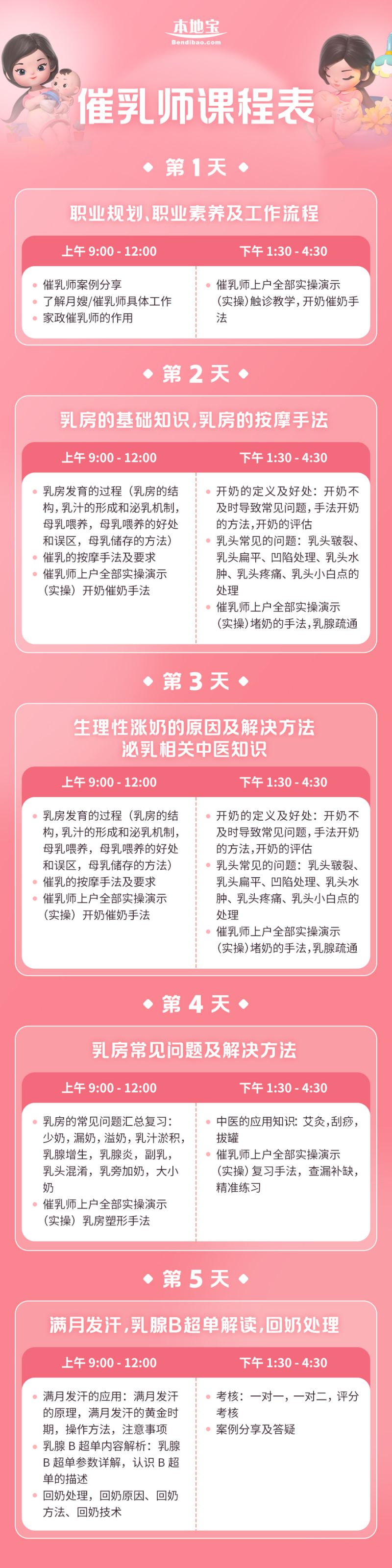 武汉催乳师培训报名及开课安排
