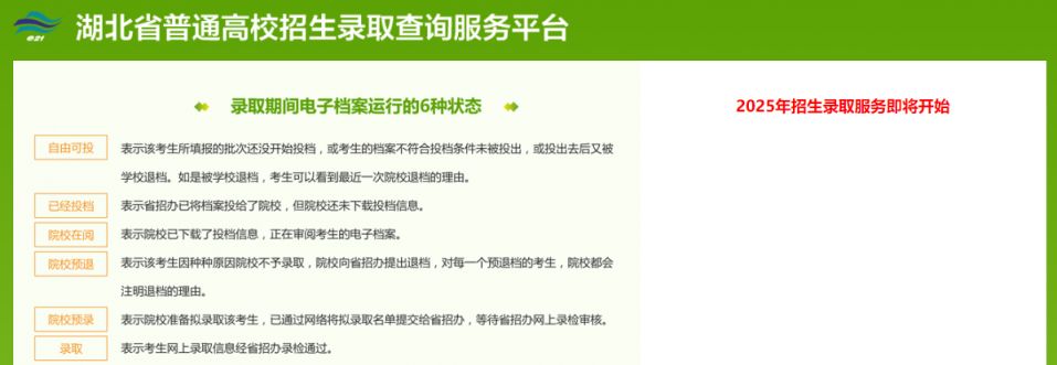 湖北技能高考录取状态结果查询系统官网入口汇总2025